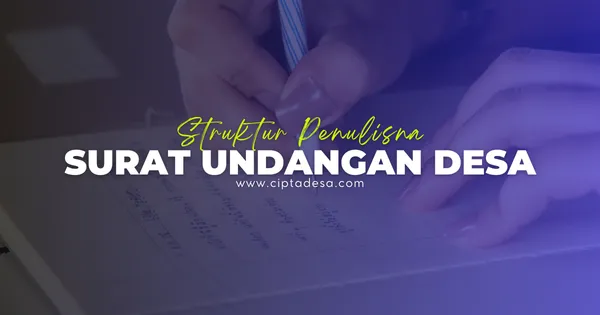Struktur Surat Undangan Resmi